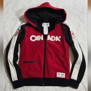 HBC Team Canada Olympic Soft Shell Jacket Youths 10/12